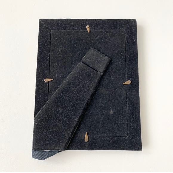 Rare Vintage Brass Mother of Pearl Photo Frame - Picture 3 of 4